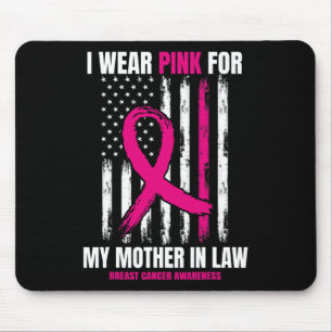 Mama Mutter im Gesetz Brustkrebs Bewusstsein Ameri Mousepad