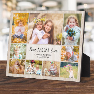 Mama Mutter Kinder Foto Collage Fotoplatte