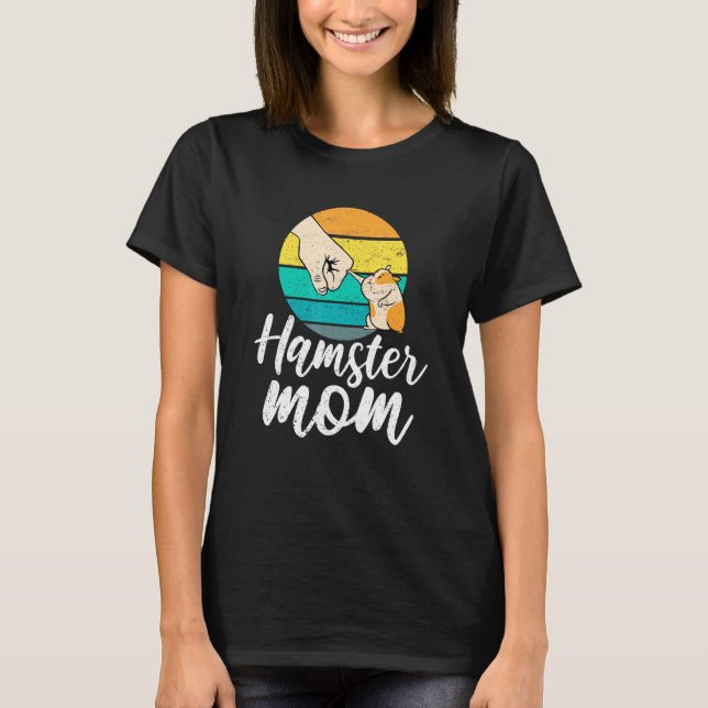 Mama Mutter Mutter Hamster - Muttertag T-Shirt (Vorderseite)