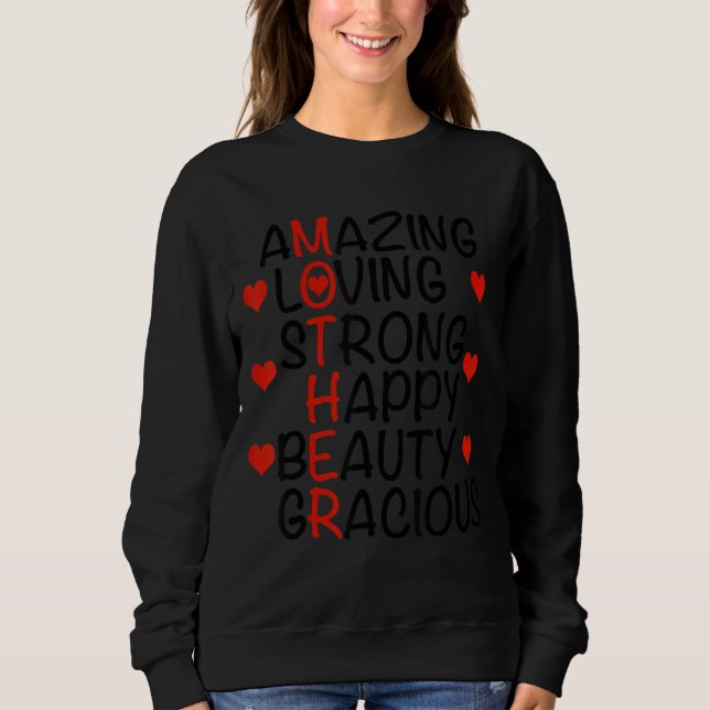 Mama Mutter Mutter Muttersprache Mommy Phantastisc Sweatshirt (Vorderseite)