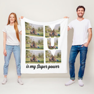 Mama Mutter Muttertag 6 Foto Collage Fleecedecke