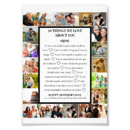 Mama | Mütter Tag 22 FotoCollage Fotodruck