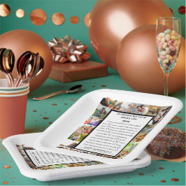 Mama | Mütter Tag 22 FotoCollage Pappteller