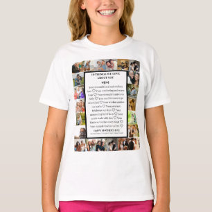 Mama Mütter Tag 22 FotoCollage T-Shirt