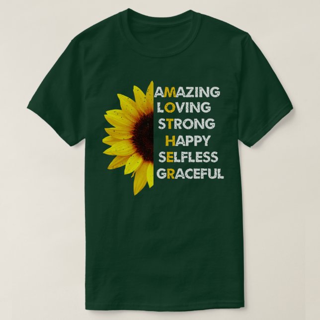 Mama Mutter Tag lustige Mama T-Shirt (Design vorne)