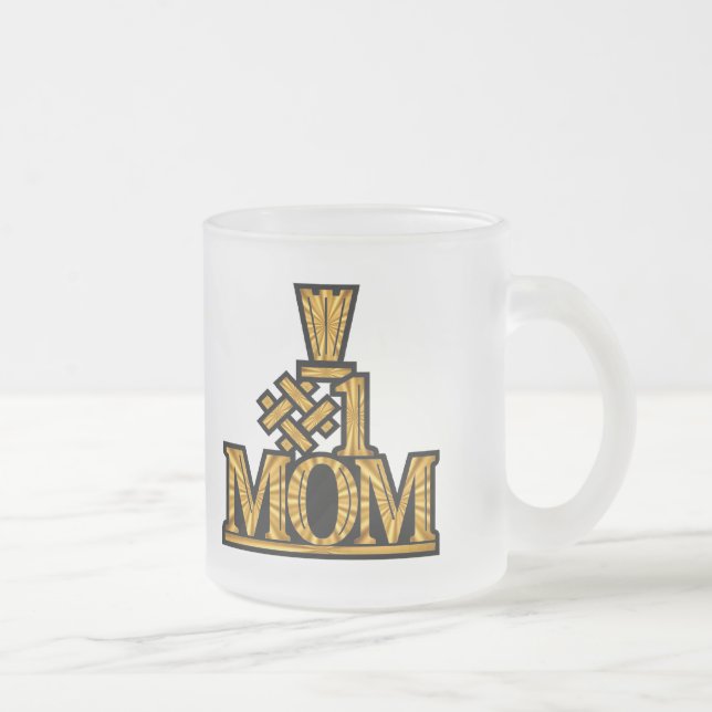 Mama-Mutter-Tagesgeschenke der Nr.-eine Mattglastasse (Rechts)