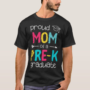 Mama Mutter Vorschulfamilie Matching Graduati T-Shirt