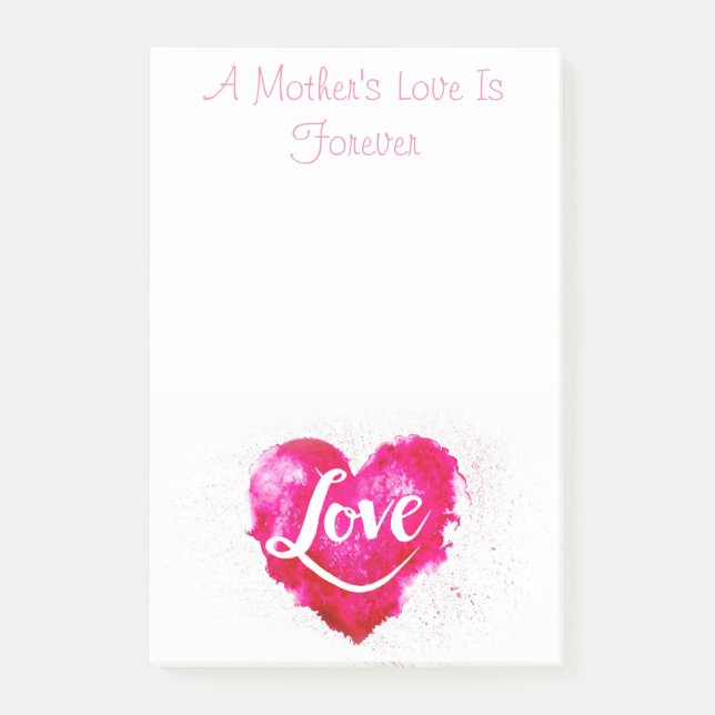 Mama Mutterschrift Post-it Klebezettel (Vorderseite)