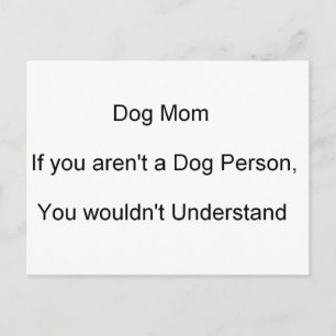 Mama Muttertag des Hundes Postkarte