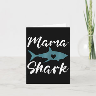 Mama Muttertag Funny Mama Shark Karte