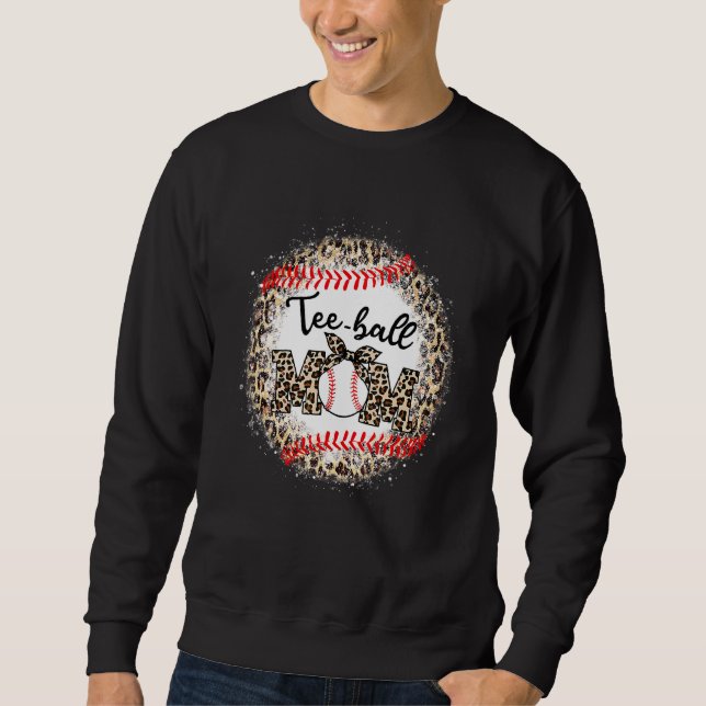 Mama Muttertag Teeball Mama Leopard 26 Sweatshirt (Vorderseite)