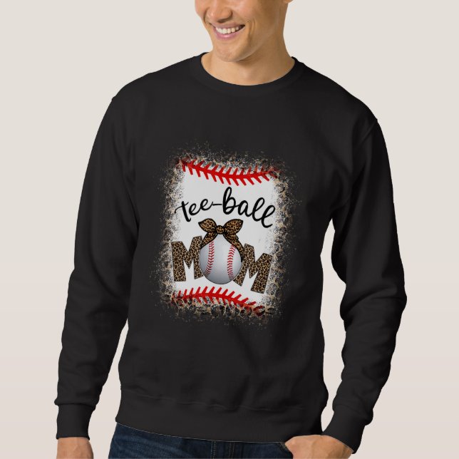 Mama Muttertag Teeball Mama Leopard 4 Sweatshirt (Vorderseite)