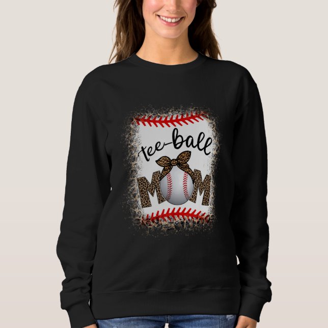 Mama Muttertag Teeball Mama Leopard 4 Sweatshirt (Vorderseite)