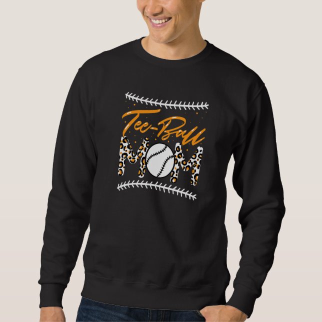 Mama Muttertag Teeball Mama Leopard Sweatshirt (Vorderseite)