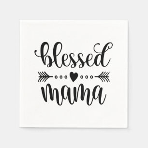 Mama-Muttertag-Zitat  Papier Napkin Serviette