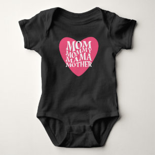 Mama Mutti Mami Mutter Baby Strampler