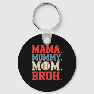 Mama Mutti Mom Bruh Baseball für Frauen Oma Schlüsselanhänger
