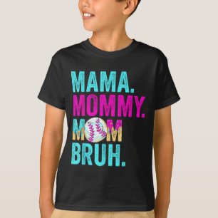 Mama Mutti Mom Bruh Baseball Tropf Eiscreme T-Shirt