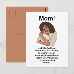 Mama Mutti Mutter Zitat Geburtstag Postkarte
