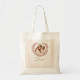 Mama — My First Home | Mother & Daughter Floral Tr Tragetasche