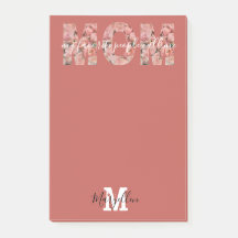 Mama Name und Rosa Monogramm hinzufügen