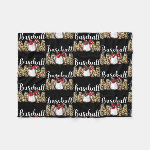 Mama Niedlich Baseball Mama Funny Bday Sport Fleecedecke