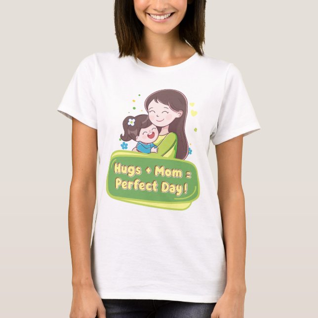 Mama niedlich T - Shirt (Vorderseite)