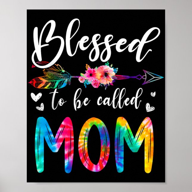 Mama Niedliche Mütter Tag Frauen Kinder Poster (Vorne)