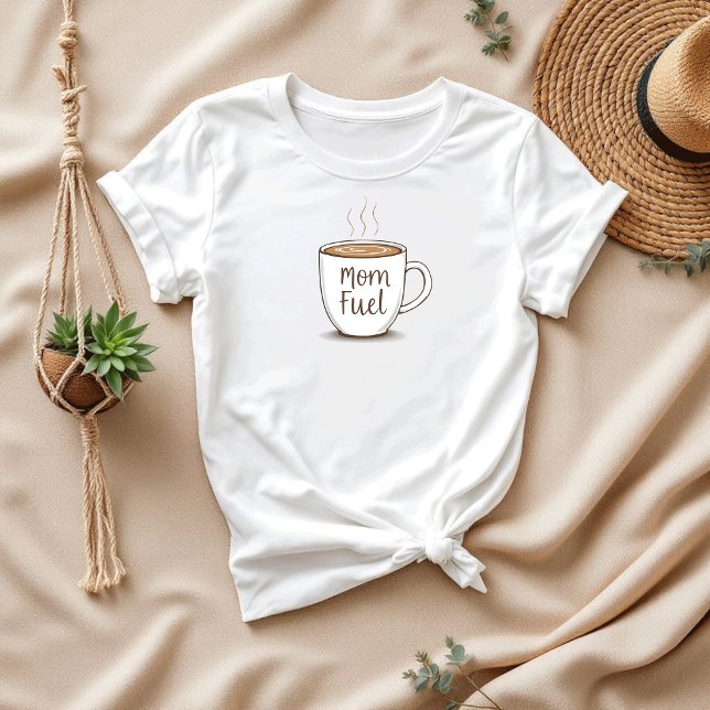 Mama | Niedlicher und lustiger Kaffee Lover Mama T-Shirt (Von Creator hochgeladen)