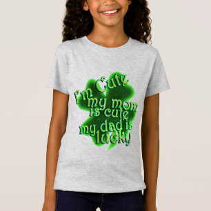 Mama Niedlicher Vater Lucky St. Patrick's Day T-Shirt