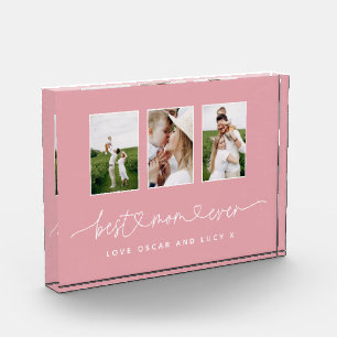 Mama niedliches, modernes Drehbuch-Geschenk für m Fotoblock