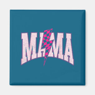 Mama Nk Blitz Checkered Mutter Frauen Muttertag Magnet