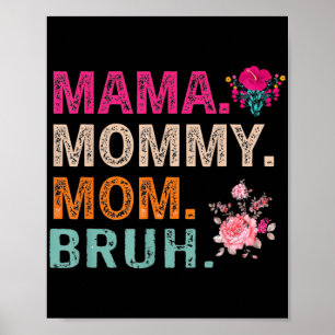 Mama Noun Definition Funny Mama Mütter Tag Poster