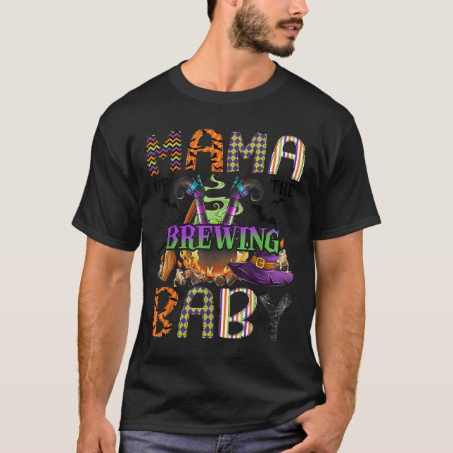 Mama Of Brewing Baby Halloween One Soky Mama  T-Shirt (Vorderseite)