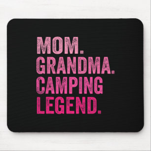 Mama Oma Camping Legende Lustige Camper Mama Mousepad