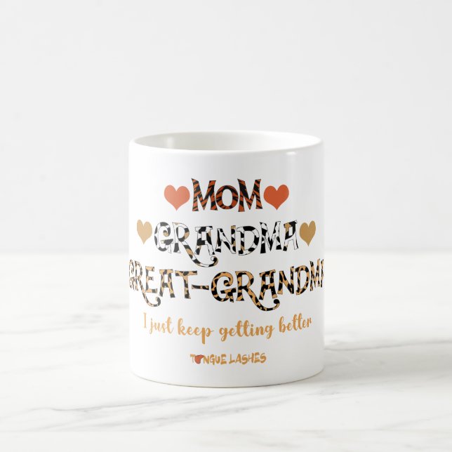 Mama Oma Great-Oma Kaffeetasse (Mittel)