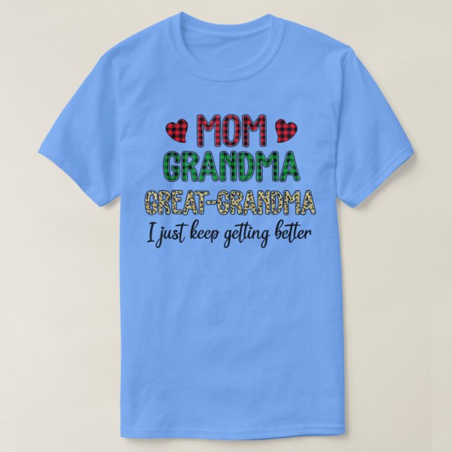 Mama Oma Großes Oma, ich Behielt einfach, schlafen T-Shirt (Design vorne)