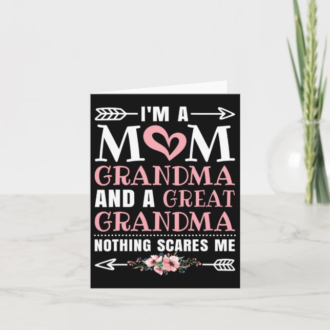 Mama Oma Großmutter Großmutter Mütter Tag Karte (Vorderseite)