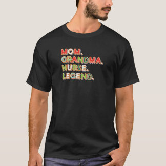 Mama Oma Nurse Legend Weihnachten X-Mas Pa T-Shirt