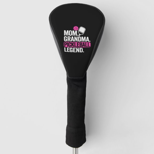 Mama Oma Pickleball Legend Funny Pickleball Golf Headcover (Vorderseite)