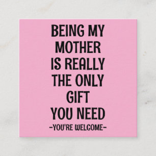 Mama & Oma, Sweet Mother Day Card Gift Idea Begleitkarte