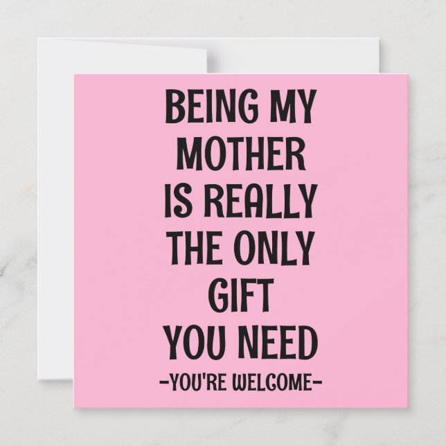 Mama & Oma, Sweet Mother Day Card Gift Idea Magneteinladung (Vorderseite)