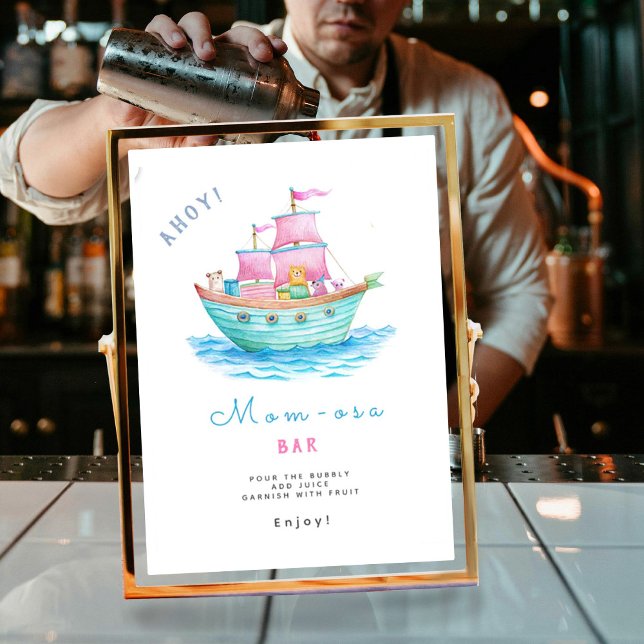 Mama-osa Ahoy Es ist ein Baby Ship Animals Baby Du Poster (Von Creator hochgeladen)