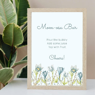 Mama-osa-Bar Baby-Dusche Poster