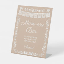 Mama-osa Bar Beige Babyparty