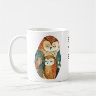 Mama Owl und ihre Owlet die beste Mama je Mutterta Kaffeetasse