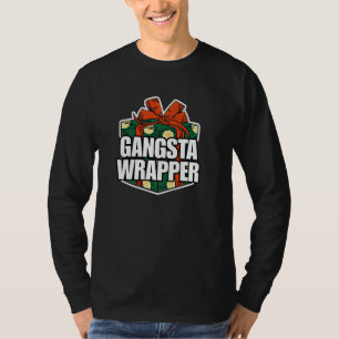 Mama & Papa Lustige Weihnachten Gangsta Wrapper Ge T-Shirt