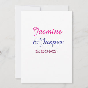 Mama & Papa neue Eltern Paar Name Jahr Einladung
