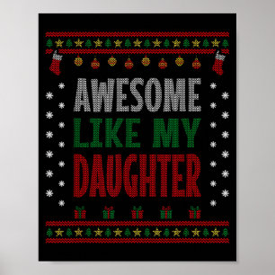 Mama Papa Weihnachten - Lustig Großartig Wie Meine Poster