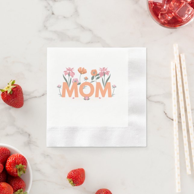 Mama Paper Napkin Serviette (Beispiel)